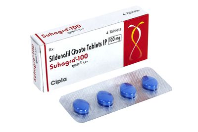 Suhagra 100 mg (Sildenafil)